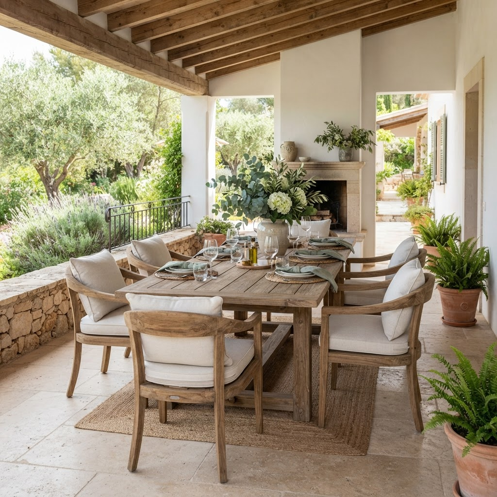 SORRENTO 7 Piece Outdoor Dining Setting
